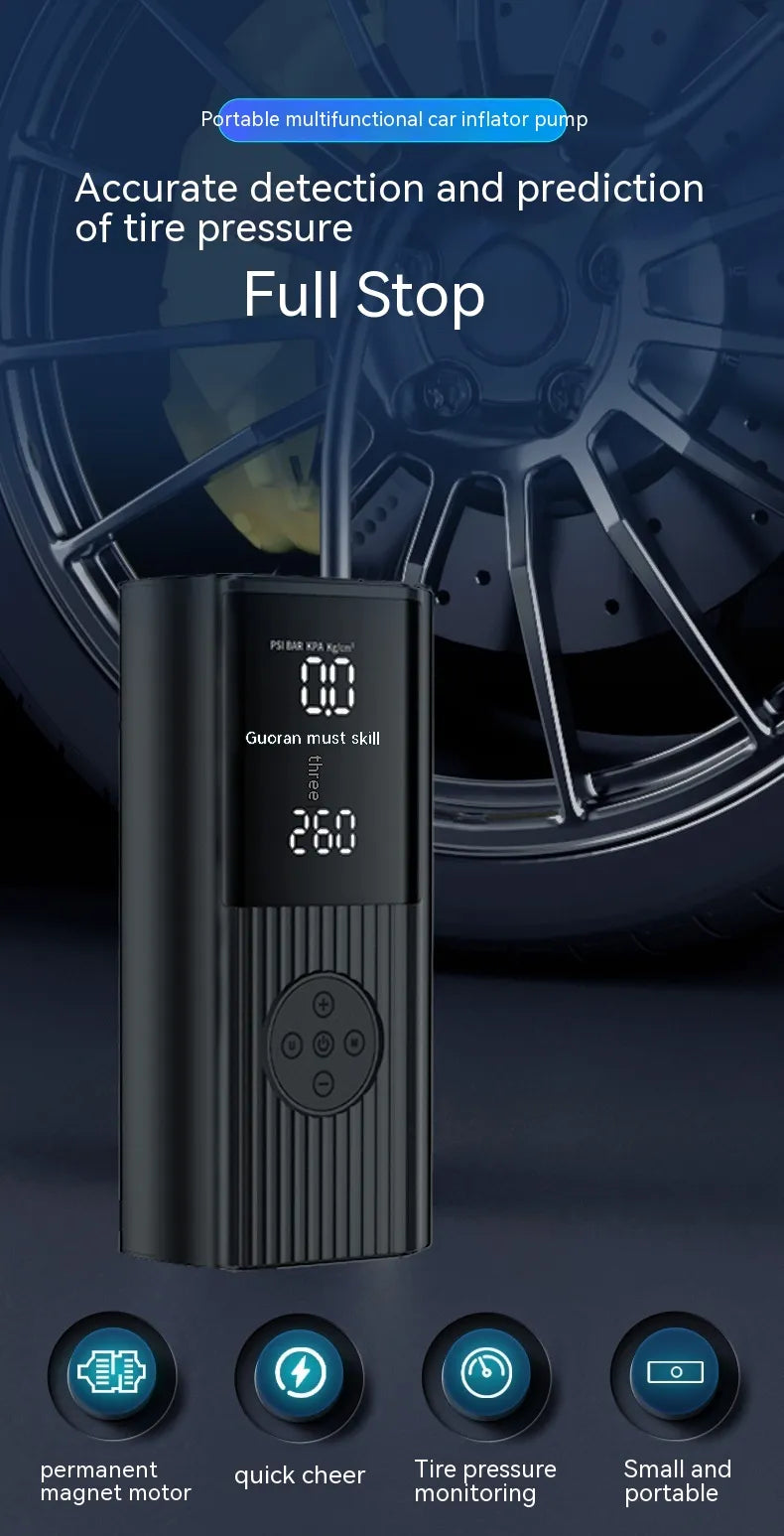 Portable Wireless Car Tire Inflator